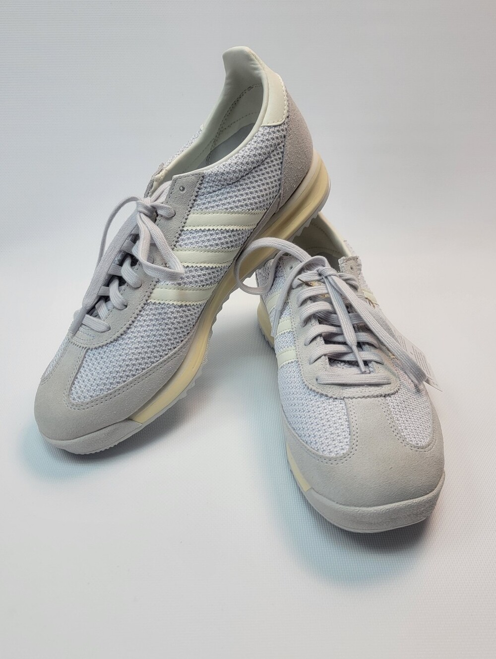 Adidas SL 72 RS Casual Stylish Sneakers White Grey Suede JR8773 Unisex Mens 11M